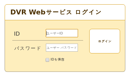 ［図5：パケットの送信元にアクセスして取得した海外ベンダー製DVR／NVRのログイン画面の例］